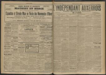 3 vues - L\'Indépendant auxerrois : organe républicain quotidien de l\'Yonne, n° 252, vendredi 30 octobre 1903 (ouvre la visionneuse)