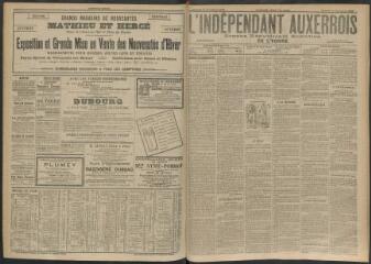 3 vues - L\'Indépendant auxerrois : organe républicain quotidien de l\'Yonne, n° 294, samedi 19 décembre 1903 (ouvre la visionneuse)