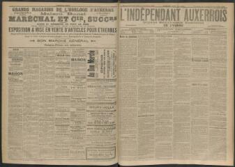 3 vues - L\'Indépendant auxerrois : organe républicain quotidien de l\'Yonne, n° 295, dimanche 20 décembre et lundi 21 décembre 1903 (ouvre la visionneuse)