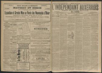 3 vues - L\'Indépendant auxerrois : organe républicain quotidien de l\'Yonne, n° 299, vendredi 25 décembre et samedi 26 décembre 1903 (ouvre la visionneuse)
