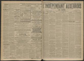 3 vues - L\'Indépendant auxerrois : organe républicain quotidien de l\'Yonne, n° 6, vendredi 8 janvier 1904 (ouvre la visionneuse)