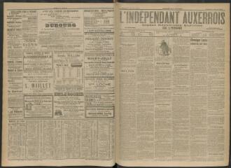 3 vues - L\'Indépendant auxerrois : organe républicain quotidien de l\'Yonne, n° 7, samedi 9 janvier 1904 (ouvre la visionneuse)