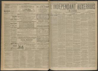 3 vues - L\'Indépendant auxerrois : organe républicain quotidien de l\'Yonne, n° 15, mardi 19 janvier 1904 (ouvre la visionneuse)