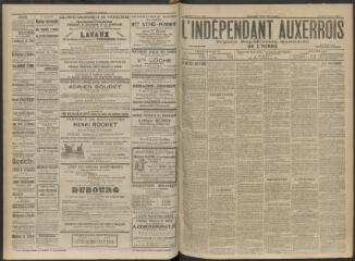 3 vues - L\'Indépendant auxerrois : organe républicain quotidien de l\'Yonne, n° 57, mardi 8 mars 1904 (ouvre la visionneuse)