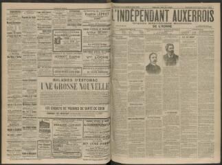 3 vues - L\'Indépendant auxerrois : organe républicain quotidien de l\'Yonne, n° 62, dimanche 13 mars et lundi 14 mars 1904 (ouvre la visionneuse)