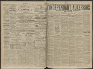 3 vues - L\'Indépendant auxerrois : organe républicain quotidien de l\'Yonne, n° 65, jeudi 17 mars 1904 (ouvre la visionneuse)