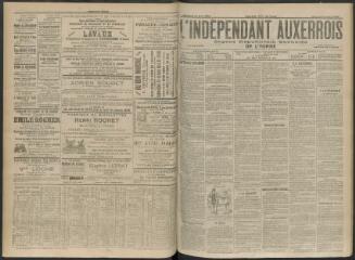3 vues - L\'Indépendant auxerrois : organe républicain quotidien de l\'Yonne, n° 70, mercredi 23 mars 1904 (ouvre la visionneuse)