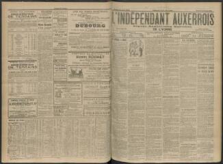 3 vues - L\'Indépendant auxerrois : organe républicain quotidien de l\'Yonne, n° 73, samedi 26 mars 1904 (ouvre la visionneuse)
