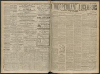 3 vues - L\'Indépendant auxerrois : organe républicain quotidien de l\'Yonne, n° 77, jeudi 31 mars 1904 (ouvre la visionneuse)