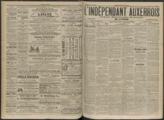 3 vues - L\'Indépendant auxerrois : organe républicain quotidien de l\'Yonne, n° 82, jeudi 7 avril 1904 (ouvre la visionneuse)