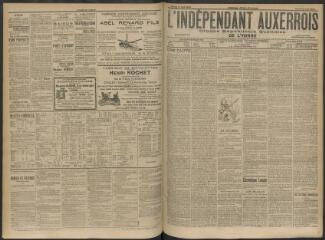 3 vues - L\'Indépendant auxerrois : organe républicain quotidien de l\'Yonne, n° 110, mardi 10 mai 1904 (ouvre la visionneuse)