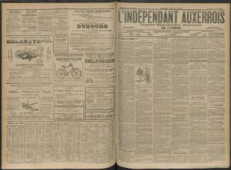 3 vues - L\'Indépendant auxerrois : organe républicain quotidien de l\'Yonne, n° 130, samedi 4 juin 1904 (ouvre la visionneuse)