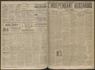 3 vues - L\'Indépendant auxerrois : organe républicain quotidien de l\'Yonne, n° 179, mardi 2 août 1904 (ouvre la visionneuse)
