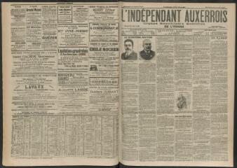 3 vues - L\'Indépendant auxerrois : organe républicain quotidien de l\'Yonne, n° 20, mercredi 25 janvier 1905 (ouvre la visionneuse)