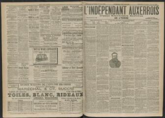 3 vues - L\'Indépendant auxerrois : organe républicain quotidien de l\'Yonne, n° 30, dimanche 5 février et lundi 6 février 1905 (ouvre la visionneuse)