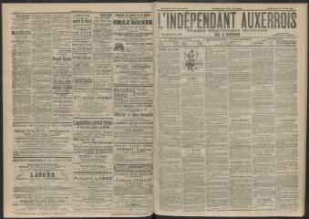 3 vues - L\'Indépendant auxerrois : organe républicain quotidien de l\'Yonne, n° 43, mercredi 22 février 1905 (ouvre la visionneuse)