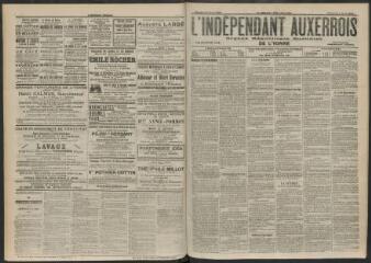 3 vues - L\'Indépendant auxerrois : organe républicain quotidien de l\'Yonne, n° 55, mercredi 8 mars 1905 (ouvre la visionneuse)
