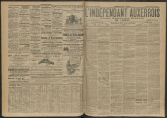 3 vues - L\'Indépendant auxerrois : organe républicain quotidien de l\'Yonne, n° 205, jeudi 7 septembre 1905 (ouvre la visionneuse)