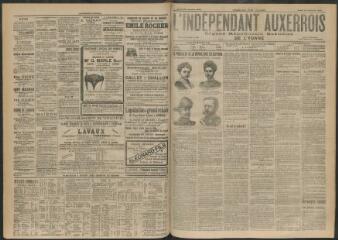 3 vues - L\'Indépendant auxerrois : organe républicain quotidien de l\'Yonne, n° 247, jeudi 26 octobre 1905 (ouvre la visionneuse)