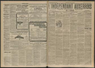 3 vues - L\'Indépendant auxerrois : organe républicain quotidien de l\'Yonne, n° 276, jeudi 30 novembre 1905 (ouvre la visionneuse)