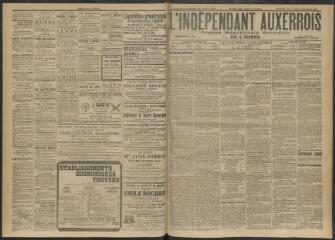 3 vues - L\'Indépendant auxerrois : organe républicain quotidien de l\'Yonne, n° 279, dimanche 3 décembre et lundi 4 décembre 1905 (ouvre la visionneuse)