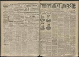 3 vues - L\'Indépendant auxerrois : organe républicain quotidien de l\'Yonne, n° 58, mardi 13 mars 1906 (ouvre la visionneuse)