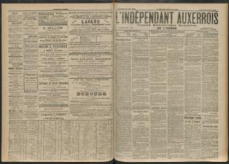 3 vues - L\'Indépendant auxerrois : organe républicain quotidien de l\'Yonne, n° 72, vendredi 30 mars 1906 (ouvre la visionneuse)