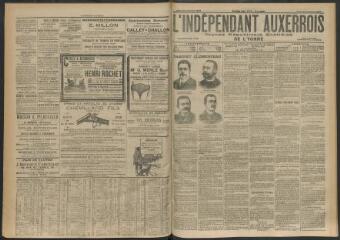 3 vues - L\'Indépendant auxerrois : organe républicain quotidien de l\'Yonne, n° 245, jeudi 25 octobre 1906 (ouvre la visionneuse)