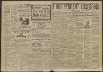 3 vues - L\'Indépendant auxerrois : organe républicain quotidien de l\'Yonne, n° 263, vendredi 16 novembre 1906 (ouvre la visionneuse)
