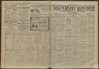 3 vues - L\'Indépendant auxerrois : organe républicain quotidien de l\'Yonne, n° 264, samedi 17 novembre 1906 (ouvre la visionneuse)