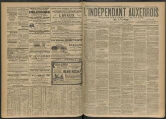 3 vues - L\'Indépendant auxerrois : organe républicain quotidien de l\'Yonne, n° 72, mercredi 27 mars 1907 (ouvre la visionneuse)
