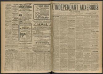 3 vues - L\'Indépendant auxerrois : organe républicain quotidien de l\'Yonne, n° 78, jeudi 4 avril 1907 (ouvre la visionneuse)
