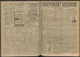 3 vues - L\'Indépendant auxerrois : organe républicain quotidien de l\'Yonne, n° 84, jeudi 11 avril 1907 (ouvre la visionneuse)