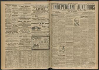 3 vues - L\'Indépendant auxerrois : organe républicain quotidien de l\'Yonne, n° 86, samedi 13 avril 1907 (ouvre la visionneuse)