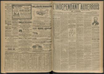 3 vues - L\'Indépendant auxerrois : organe républicain quotidien de l\'Yonne, n° 107, mercredi 8 mai 1907 (ouvre la visionneuse)