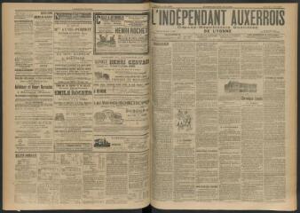 3 vues - L\'Indépendant auxerrois : organe républicain quotidien de l\'Yonne, n° 109, samedi 11 mai 1907 (ouvre la visionneuse)