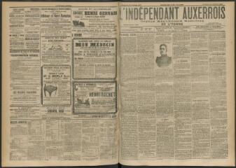 3 vues - L\'Indépendant auxerrois : organe républicain quotidien de l\'Yonne, n° 248, vendredi 25 octobre 1907 (ouvre la visionneuse)