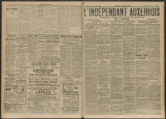 3 vues - L\'Indépendant auxerrois : organe républicain quotidien de l\'Yonne, n° 287, mercredi 9 décembre 1908 (ouvre la visionneuse)