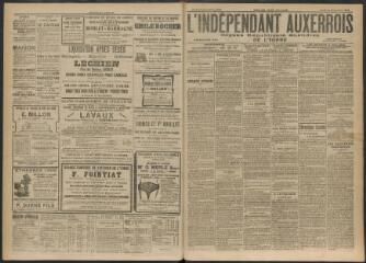 3 vues - L\'Indépendant auxerrois : organe républicain quotidien de l\'Yonne, n° 300, jeudi 24 décembre 1908 (ouvre la visionneuse)