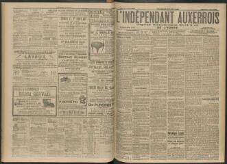 3 vues - L\'Indépendant auxerrois : organe républicain quotidien de l\'Yonne, n° 54, vendredi 5 mars 1909 (ouvre la visionneuse)