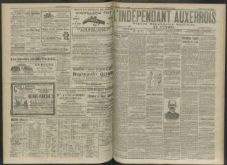 3 vues - L\'Indépendant auxerrois : organe républicain quotidien de l\'Yonne, n° 194, samedi 21 août 1909 (ouvre la visionneuse)