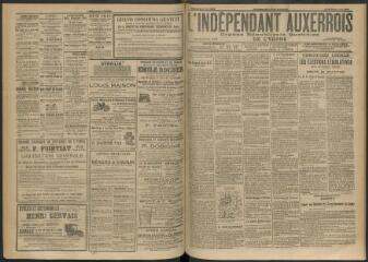 3 vues - L\'Indépendant auxerrois : organe républicain quotidien de l\'Yonne, n° 104, mercredi 4 mai 1910 (ouvre la visionneuse)