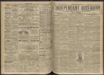 3 vues - L\'Indépendant auxerrois : organe républicain quotidien de l’Yonne, n° 164, vendredi 14 juillet et samedi 15 juillet 1911 (ouvre la visionneuse)