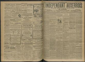 3 vues - L\'Indépendant auxerrois : organe républicain quotidien de l’Yonne, n° 169, vendredi 21 juillet 1911 (ouvre la visionneuse)