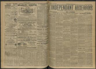 3 vues - L\'Indépendant auxerrois : organe républicain quotidien de l’Yonne, n° 170, samedi 22 juillet 1911 (ouvre la visionneuse)