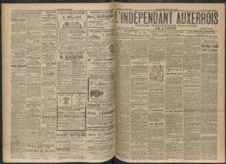 3 vues - L\'Indépendant auxerrois : organe républicain quotidien de l’Yonne, n° 174, jeudi 27 juillet 1911 (ouvre la visionneuse)