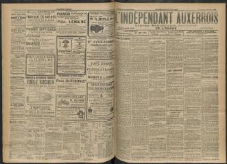 3 vues - L\'Indépendant auxerrois : organe républicain quotidien de l’Yonne, n° 175, vendredi 28 juillet 1911 (ouvre la visionneuse)