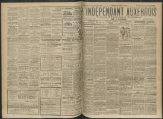 3 vues - L\'Indépendant auxerrois : organe républicain quotidien de l’Yonne, n° 193, dimanche 20 août et lundi 21 août 1911 (ouvre la visionneuse)