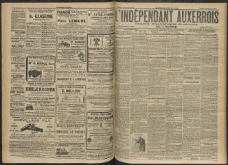 3 vues - L\'Indépendant auxerrois : organe républicain quotidien de l’Yonne, n° 208, jeudi 7 septembre 1911 (ouvre la visionneuse)