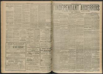 3 vues - L\'Indépendant auxerrois : organe républicain quotidien de l’Yonne, n° 218, mardi 19 septembre 1911 (ouvre la visionneuse)